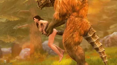 You have been summoned to the bedroom, get ready for a wild ride with Yennefer and her sexy new pet Taurus as they explore their kinks together.