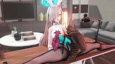 "(Insect) Asuna × insect": The Hentai Adventures of Asuna and the Insect Queen.