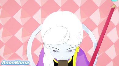 "Goku and Vegeta Battle Against the Super Anonymous Blonde"