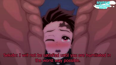 Tanjiro and X Hantengu’s Emotional Love Affair