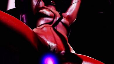 'Escaping the Shackles of Yamakaze-chan: A Dark-Skinned Hentai Dance of Restraint and Release'