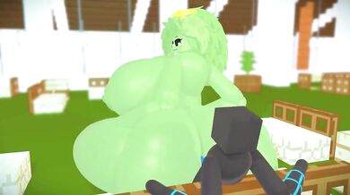 "Mutant Slime Monster Meets a Sexy Gal"