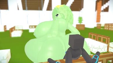 "Mutant Slime Monster Meets a Sexy Gal"