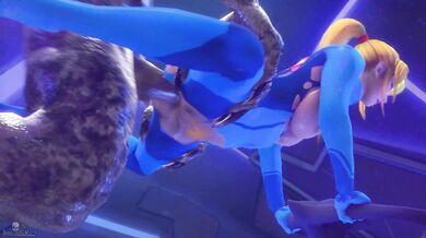 "One-on-one with Samus Aran and her newfound alien lover, as she discovers the joys of pregnancy while exploring a haunted space station."