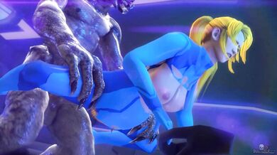 "One-on-one with Samus Aran and her newfound alien lover, as she discovers the joys of pregnancy while exploring a haunted space station."