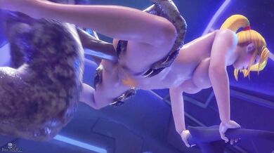 "One-on-one with Samus Aran and her newfound alien lover, as she discovers the joys of pregnancy while exploring a haunted space station."