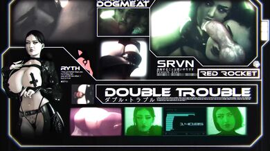 "Two hot girls sharing one cock!"