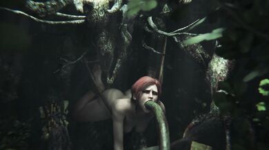 "Mythical Mating: Triss and Leshen's Wild Night"