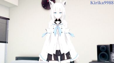 'A Hololive Virtual Tube Star Experiments with Her Shirakami Fubuki!'