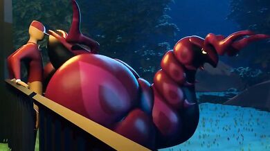 "Unleashing the Beast Within: Scolex and King of FacesX Get Stuffed by a Giant Dumptruck"