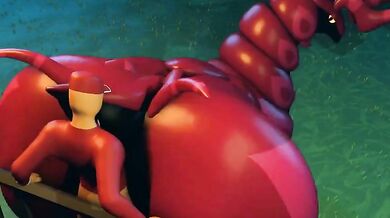 "Unleashing the Beast Within: Scolex and King of FacesX Get Stuffed by a Giant Dumptruck"