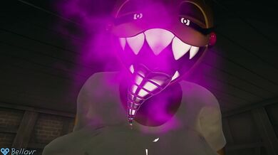 'Tasteful, yet voluptuous breasts jiggle in slow motion on a bed of soft plush toys.'