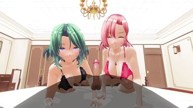 'Slaves of the Sultry Mistress: Master and Two Busty Maids'