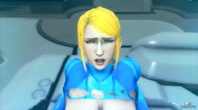 Watch as Samus and the Xenomorph engage in a steamy encounter while being watched by two Sangheili warriors, all set to a looped soundtrack.