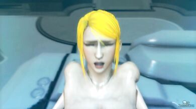 Watch as Samus and the Xenomorph engage in a steamy encounter while being watched by two Sangheili warriors, all set to a looped soundtrack.