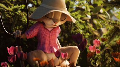 'Judy, the Sexy Farmer Takes a Break with Her Fertile Wet Womb'
