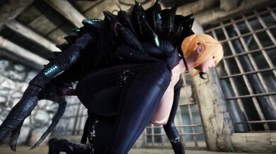 'The Knight of Rapture in a Sexy Latex Suit, Enchanting the Golbin Slave!'