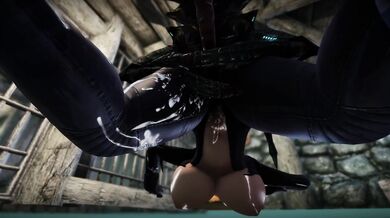 'The Knight of Rapture in a Sexy Latex Suit, Enchanting the Golbin Slave!'