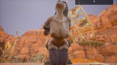 "Liz discovers the true measure of a goat's lactation!"