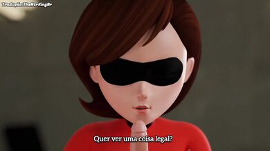 "Helen Parr Gives a Hand Job in Brazilian Portuguese (PT-BR)"