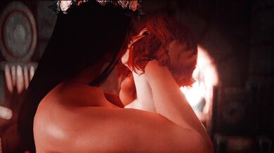 "The Red Headed Bride and her Farmhand Breeder"
