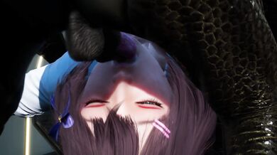 'The Demoness of the Crimson Realm and her Pet'