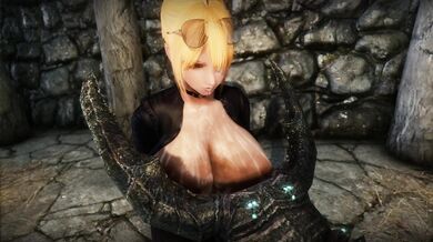 "Majoras' Mask Mage in a Latex Suit, Taken by Golbin in Episode 5 of Soul Eater Season 2."