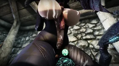 "Majoras' Mask Mage in a Latex Suit, Taken by Golbin in Episode 5 of Soul Eater Season 2."