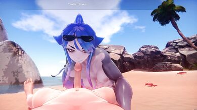 The Sexy Mermaid of Monster Girl Island Fishes for Love