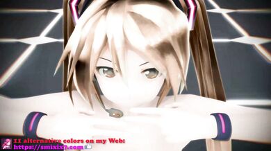 'Miku's Icy Dancing Undressing Hentai Song MMD Video with Pink Hair and Vocaloid!'