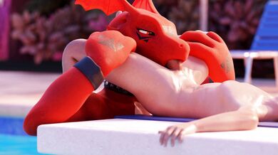 "A Night with Guilmon and His Sexy Swimsuit Wife at the Hot Spring Resort!"