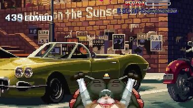 Busty blonde bombshell Senna gets pounded by a giant cock in an intense Mugen Ryona scene with her boss, Birdie.