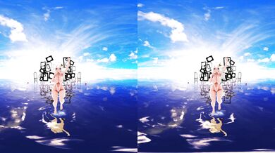 Wild sex in virtual reality with a sexy manga girl!