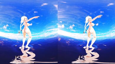 Wild sex in virtual reality with a sexy manga girl!