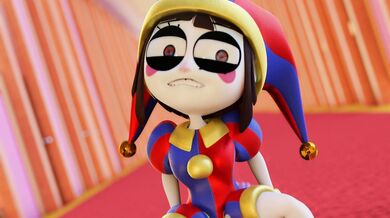 "The Naked Pomni Ride: Wigfritter Fucking."