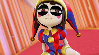 "The Naked Pomni Ride: Wigfritter Fucking."