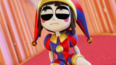 "The Naked Pomni Ride: Wigfritter Fucking."