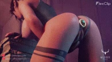 "Unleashing the Beast: Lara Croft and the Titanic Eruption"