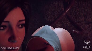 "Unleashing the Beast: Lara Croft and the Titanic Eruption"