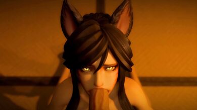 "Ahri's Blowjob - Shidosan in 60FPS 4K!"