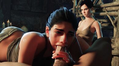 'Dina Cucks Ellie with Big D [Clothed] [Niisath] [No WM]'