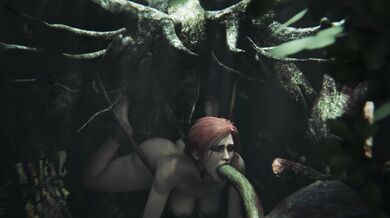 'Triss & Leshen [Pregnant] in a Threesome with Zmsfm'