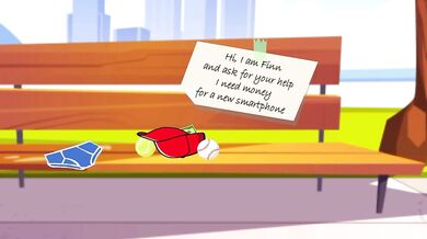 'Barely-Clad Artist's Nude Body Adorned with Colorful Chalk Drawings while Passersby Stop to Appreciate Her Craft'