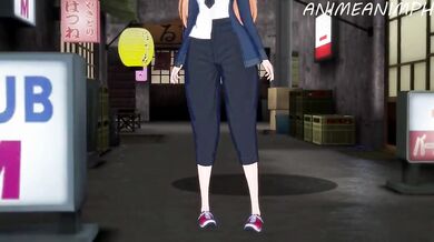 "Splitting Logs with a Chainsaw While Riding Cowgirl Style!"