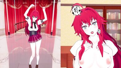 R18 [Shorts] Rias Gremory [High School DxD] With sound �Attention (Sexual Moaning)