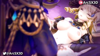 Watch as Clorinde and Navia engage in an erotic futa adventure!