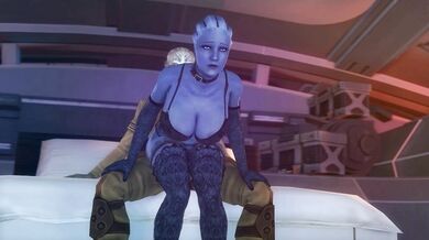 Watch as Liara, a sexy Batarian alien, gets fucked in every hole by a hot human male. This looped hentai porn video will have you begging for more!
