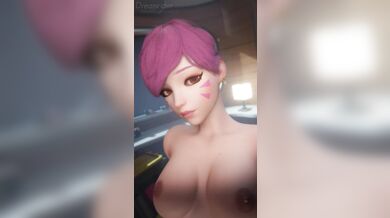 The Ultimate Hentai Showdown Between D.va and Her Boobs