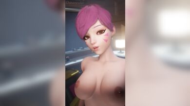 The Ultimate Hentai Showdown Between D.va and Her Boobs