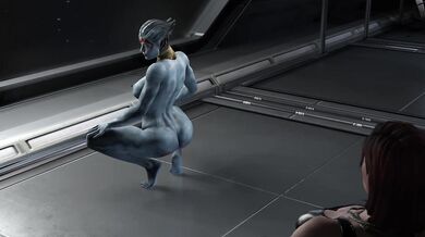 '"Sexy Spaceship Captain" - Mass Effect XXX Parody MILF Money Shot'